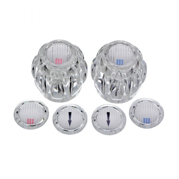 Faucet Handles for Sterling in Clear Acrylic