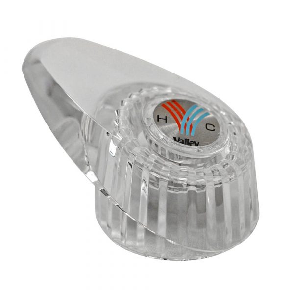 Faucet Handle for Valley in Clear Acrylic