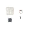 2nd image of Faucet Handle for Valley Tub & Shower in Clear Acrylic