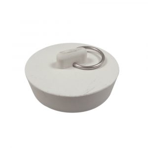 1-7/8 in. Rubber Drain Stopper in White (1 per Bag)