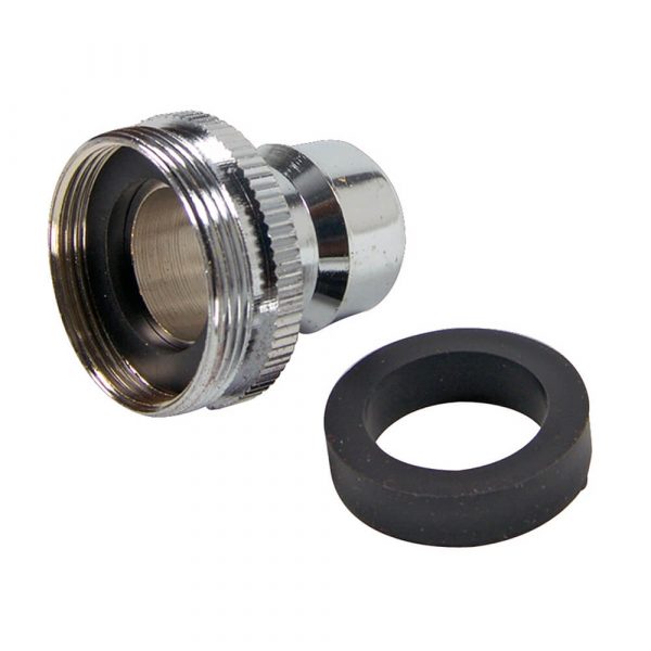 15/16-27M or 55/64-27F Dishwasher Snap Adapter in Chrome