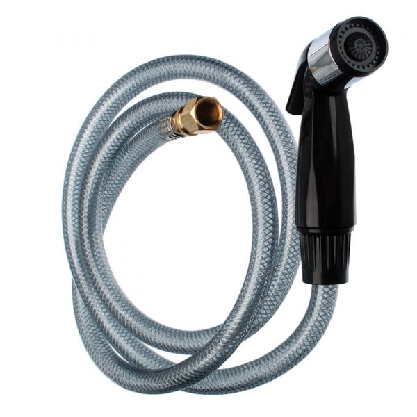 Universal Kitchen Sink Spray Hose & Head in Black (Pro-Pack: Minimum Purchase of 12)