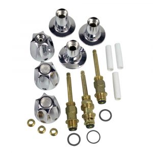 Tub/Shower 3-Handle Remodeling Kit for Price Pfister in Chrome