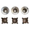 Tub/Shower 3-Handle Remodeling Kit for Central Brass in Chrome