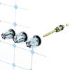 Tub/Shower 3-Handle Remodeling Kit for Price Pfister Verve in Chrome