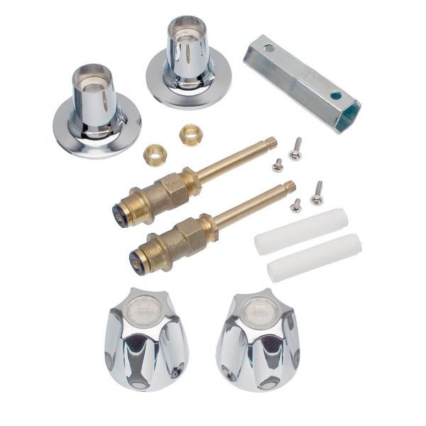 Tub/Shower 2-Handle Remodeling Kit for Price Pfister Verve in Chrome