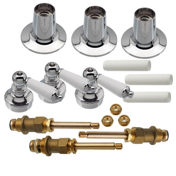 Tub/Shower 3-Handle Remodeling Trim Kit for Price Pfister