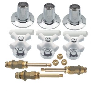 Tub/Shower 3-Handle Remodeling Trim Kit for Price Pfister