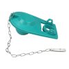 1st image of 2 in. Premium Toilet Tank Flapper in Teal (1 per Box)