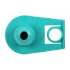 4th image of 2 in. Premium Toilet Tank Flapper in Teal (1 per Box)