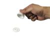 Universal Round Toilet Bolt Caps in White (10 per Bag)
