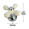 Faucet Cross-Arm Handle in White