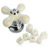 Faucet Cross-Arm Handle in White