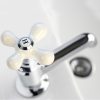 Faucet Cross-Arm Handle in White