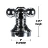 3rd image of Faucet Cross-Arm Handle in Chrome