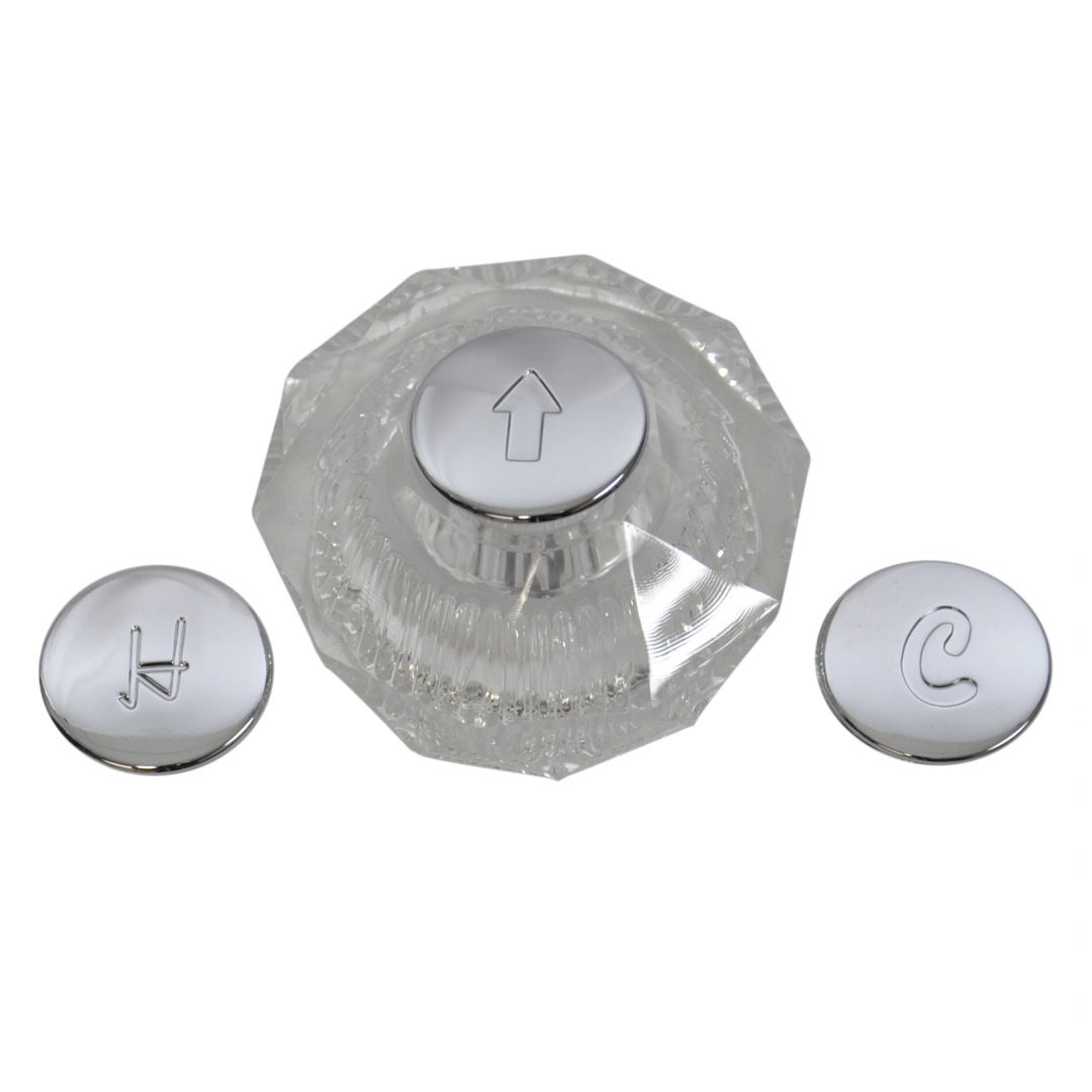 Faucet Handles for Price Pfister in Clear Acrylic Danco