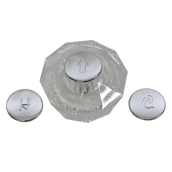 Faucet Handles for Price Pfister in Clear Acrylic