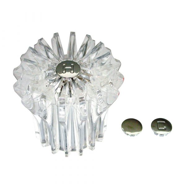 Faucet Handle for Price Pfister Marquis Tub/Shower in Clear Acrylic