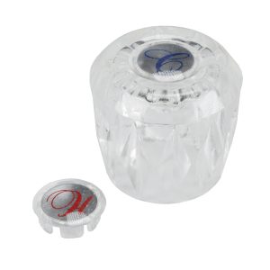 Faucet Handle for Valley in Clear Acrylic