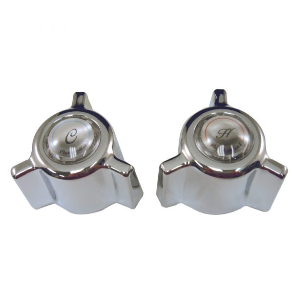 Direct-Fit Cross Canopy Handles in Chrome