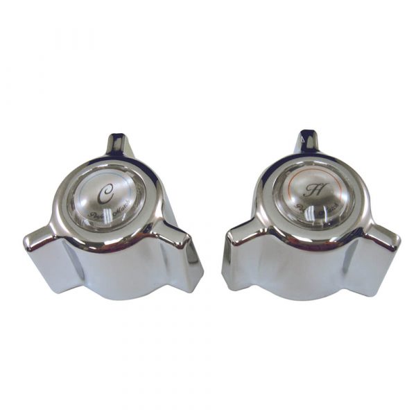 Direct-Fit Cross Canopy Handles in Chrome