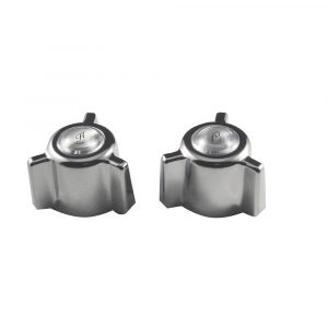Direct-Fit Cross Canopy Handles in Chrome