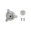 Direct-Fit Cross Canopy Diverter Handle in Chrome