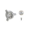 Direct-Fit Cross Canopy Diverter Handle in Chrome