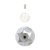 Direct-Fit Cross Canopy Diverter Handle in Chrome