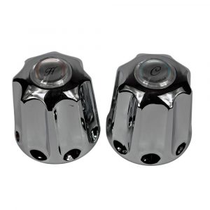 Direct-Fit Cross Canopy Handles in Chrome