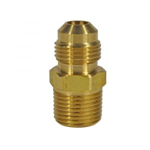 3/8 O.D. Flare X 3/8 MIP Pipe Adapter 3/8 O.D. Flare X 3/8 MIP Pipe Adapter