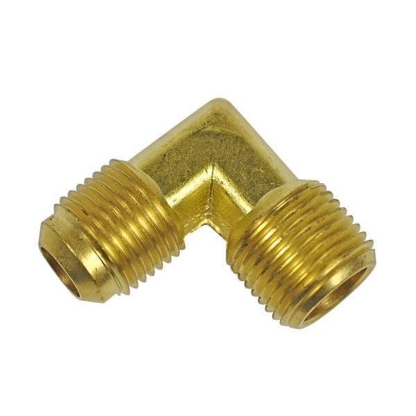 3/8 O.D. Flare X 3/8 MIP Pipe Elbow Fitting