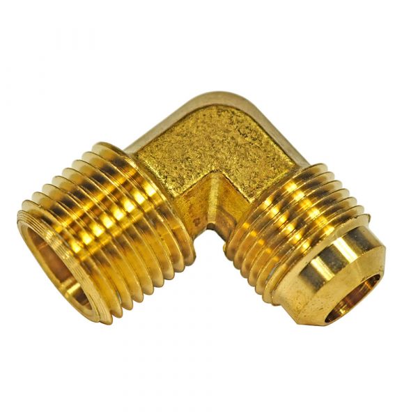 1/2 O.D. Flare X 1/2 MIP Pipe Elbow Fitting