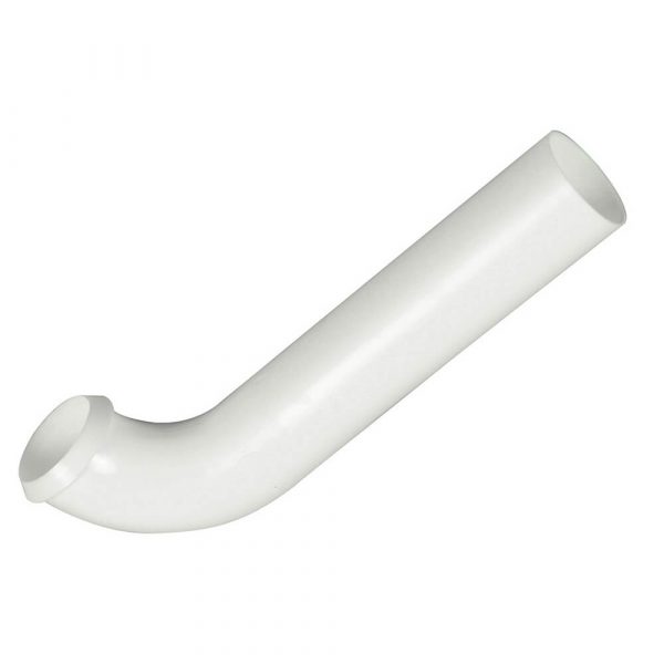 1/1/2 in. X 7-3/4 in. Plastic Wall Tube in White