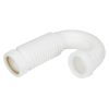 1-1/2 in. Flexible Slip-Joint J-Bend Trap in White