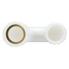 1-1/2 in. Flexible Slip-Joint J-Bend Trap in White