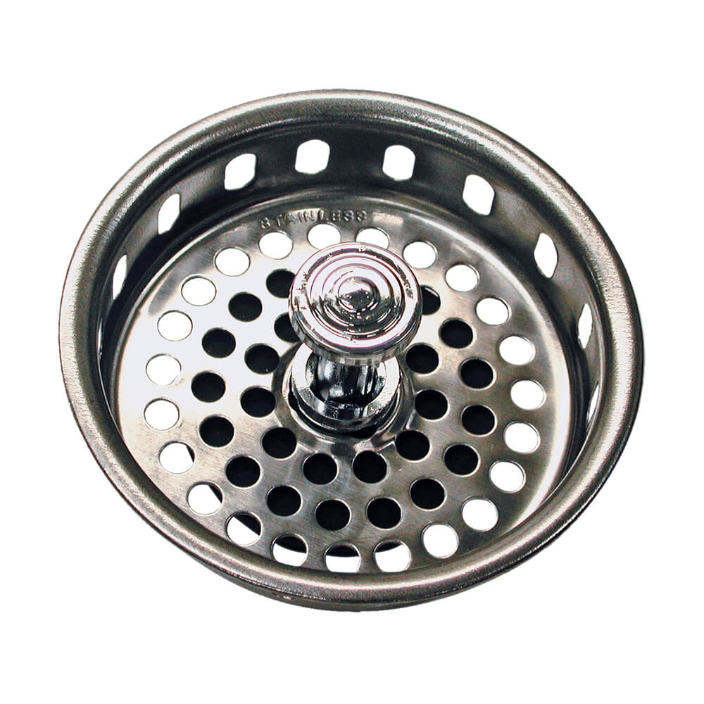 Strainer Basket with Lift Stopper - 3-1/2