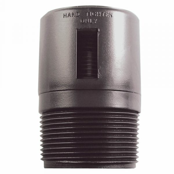 1/1/2 Plastic Trap Vent in Black