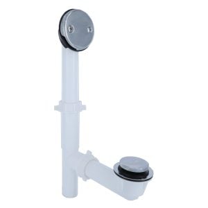 Touch-Toe Tub Drain Kit with Chrome Trim Touch-Toe Tub Drain Kit with Chrome Trim