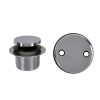 Touch-Toe Tub Drain Kit with Chrome Trim