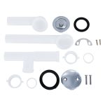 5th image of Twist and Turn Tub Drain Kit with Chrome Trim