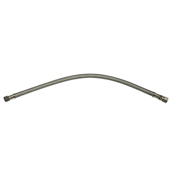 3/8 in. Comp. x 3/8 in. O.D. Comp. x 20 in. LGTH Stainless Steel Faucet Supply Line Hose