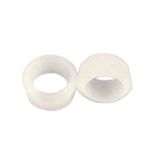 1/4 in. O.D. White Plastic Sleeve (1 per Bag)