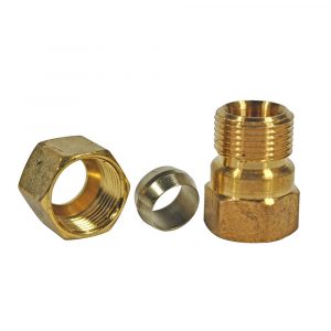 3/8 in. Comp. x 1/4 in. FIP Elbow Fitting