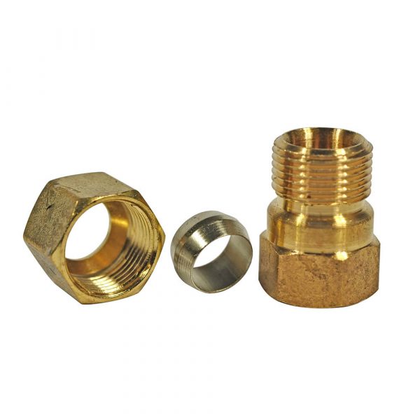 3/8 in. Comp. x 1/4 in. FIP Elbow Fitting
