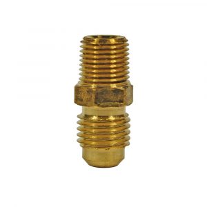 1/4 O.D. Flare X 1/8 MIP Pipe Adapter 1/4 O.D. Flare X 1/8 MIP Pipe Adapter