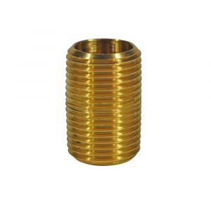 3/8 in. Male Pipe x Close Length Nipple 3/8 in. Male Pipe x Close Length Nipple