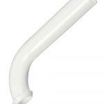 1-1/4 in. X 8 in. Plastic Wall Bend in White