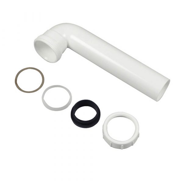 1-1/2 in. X 8 in. Disposal Bend for Waste King in White