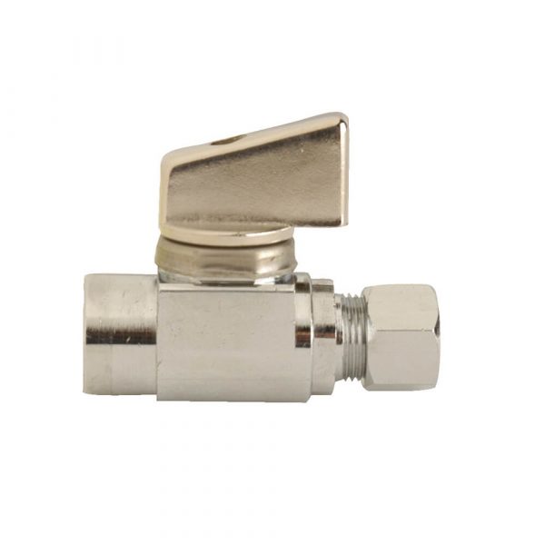 3/8 in. Comp. Outlet x 1/2 in. FIP Inlet Straight Stop
